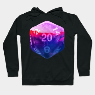 Nat20 Blue Purple Red Mountains Hoodie